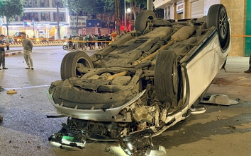 Hà Nội: Danh tính tài xế ô tô Lexus tông hàng loạt xe ở Trung Kính, hai người bị thương