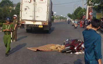 Tây Ninh: Va chạm với xe tải, một phụ nữ tử vong tại chỗ