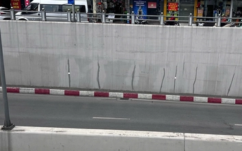 Xuất hiện hàng chục vết nứt tại hầm chui Lê Văn Lương, chưa ảnh hưởng khai thác