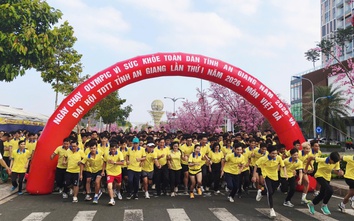 An Giang: 40.000 người chạy đồng hành hưởng ứng Ngày chạy Olympic vì sức khỏe toàn dân