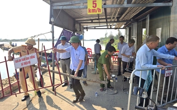 Quảng Trị: Mở lại cầu phao Triệu Độ, yêu cầu chủ đầu tư khắc phục một số hạn chế