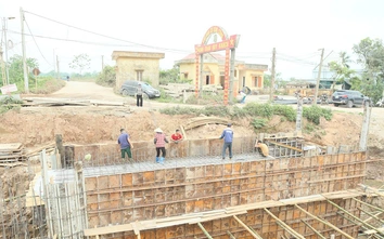 Hưng Yên tăng tốc thi công đê điều, thủy lợi trước mùa mưa bão