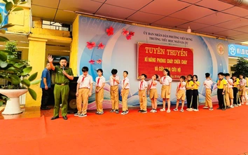 Hà Nội tăng cường tuyên truyền phòng cháy chữa cháy trong trường học