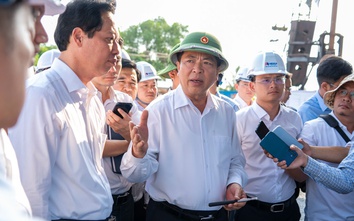 Bộ trưởng Trần Hồng Minh kiểm tra dự án mở rộng cao tốc TP.HCM - Trung Lương - Mỹ Thuận