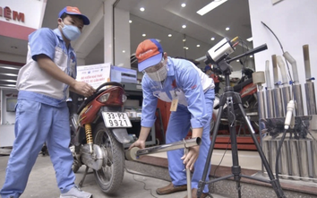 Bỏ nhiều rào cản trong kiểm định khí thải xe mô tô, xe gắn máy