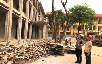 Vượt khó đẩy nhanh tiến độ thi công các dự án trường học ở Phú Thọ