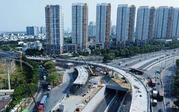 TP.HCM: Cầu vượt N3 nút giao An Phú thi công nước rút, sẵn sàng thông xe dịp 30/4