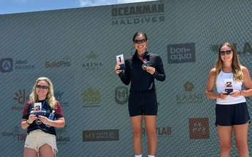 Ánh Viên gây ấn tượng mạnh ở Oceanman Maldives 2026