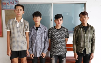 Bắt nhanh nhóm thiếu niên bịt mặt từ Đồng Tháp mang hung khí sang An Giang để cướp