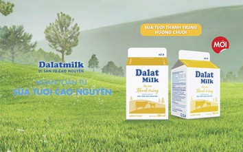 Dalatmilk ra mắt sữa tươi thanh trùng hương chuối