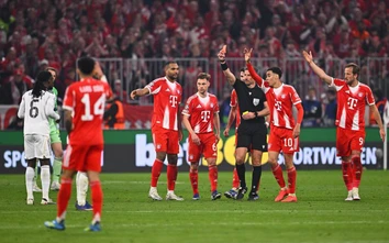 Trọng tài liên tục gây tranh cãi ở tứ kết Champions League 2025-2026