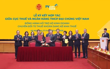 PVcomBank hợp tác với Cục Thuế hỗ trợ hộ kinh doanh kê khai thuế