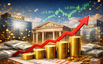 Nhiều ngân hàng "thắng lớn" nhờ lãi suất tăng cao