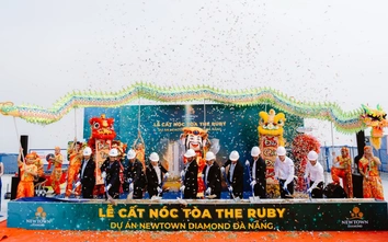 Newtown Diamond cất nóc The Ruby: Dần định hình không gian sống ven biển Đà Nẵng
