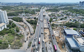 TP.HCM: Nút giao 3.600 tỷ đồng kết nối cảng Cát Lái đạt 75% nhưng vẫn vướng mặt bằng