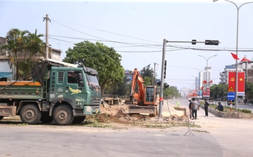 Nghệ An: Thông xe kỹ thuật 50m cuối cùng của dự án đường hơn 300 tỷ đồng