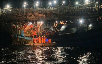 Vật lộn với sóng biển, cứu ngư dân uống nhầm axit