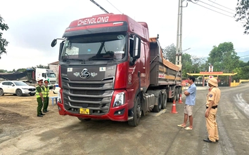 Xử lý ô tô cơi nới thùng, chở hàng quá tải ở Phú Thọ