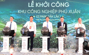 Đắk Lắk khởi công khu công nghiệp hơn 300ha, vốn đầu tư trên 2.400 tỷ đồng