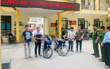 Tuyên Quang: Phối hợp liên tỉnh bắt nhóm đối tượng trộm xe máy sau 4 giờ gây án