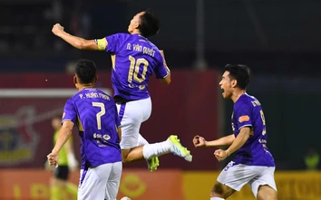 V-League: Hà Nội FC thắng kịch tính Ninh Bình