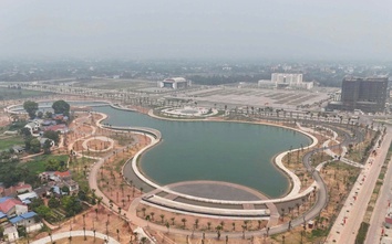 Hình hài công viên, hồ điều hòa 300 tỷ đồng của đô thị trẻ Thái Nguyên