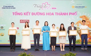 Báo Xây dựng được TP.HCM khen thưởng vì tuyên truyền đường hoa Nguyễn Huệ