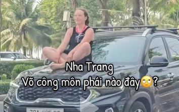 Xác minh clip nữ du khách nước ngoài ngồi trên nắp capo ô tô dạo phố ở Nha Trang