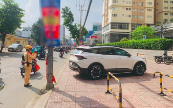 TP.HCM: Xử phạt hơn 1.600 trường hợp dừng đỗ ô tô sai quy định 