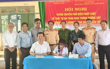 Hơn 200 học sinh Quảng Ngãi được tuyên truyền an toàn đường sắt