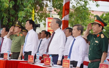Tổng Bí thư, Chủ tịch nước Tô Lâm dự Lễ Thượng cờ "Thống nhất non sông" tại Quảng Trị