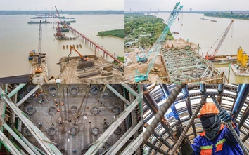 Thần tốc làm cầu lớn, mở toang không gian phát triển hai bờ sông Hồng