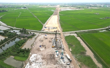Cao tốc Ninh Bình - Hải Phòng tăng tốc về đích