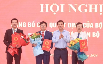 Bộ Xây dựng điều động, bổ nhiệm nhiều cán bộ chủ chốt