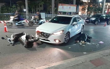 Hải Phòng: Va chạm với ô tô trên cầu Lạc Long, một phụ nữ tử vong