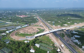 Dự án nút giao nối hai tuyến cao tốc qua Đồng Tháp tăng tốc về đích