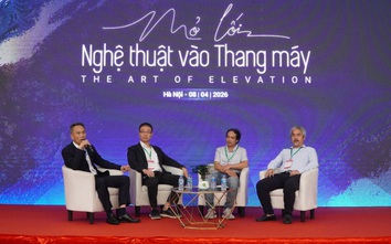 Mở lối nghệ thuật vào không gian thang máy