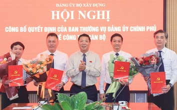 Đảng ủy Bộ Xây dựng công bố quyết định bổ sung ủy viên Ban Chấp hành