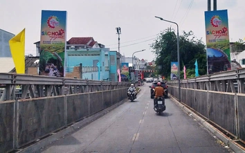 Đồng Tháp: Tạm đóng cầu Cầu Sắt Quay để sửa chữa, nâng cấp