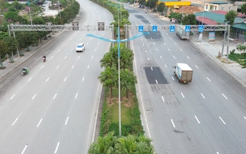 Quảng Ninh: Đã khắc phục vạch kẻ đường bị mờ trên QL18 qua Hạ Long