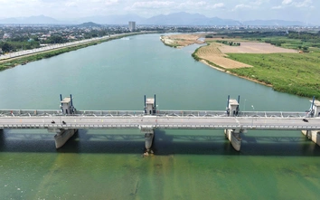 Tích nước, vận hành thử nghiệm đập dâng lớn nhất Quảng Ngãi