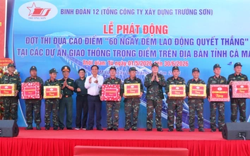 Phát động thi đua "60 ngày đêm lao động quyết thắng" tại 3 dự án trọng điểm ở Cà Mau