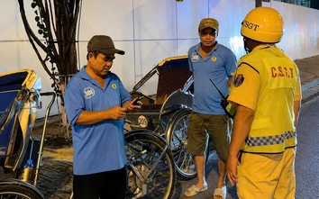 Hơn 90 lái xe xích lô du lịch ở Nha Trang bị xử phạt