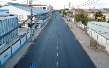 TP.HCM: Đường vào cảng Tân Thuận hoàn tất sửa chữa, giao thông thông suốt