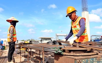 Đảm bảo nguồn vật liệu, tăng tốc thi công Bệnh viện Đa khoa Cà Mau 1.200 giường