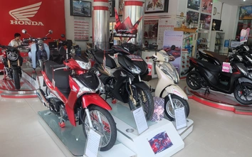 Doanh số xe máy Honda tiếp tục tăng trưởng