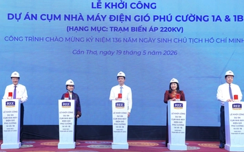 Cần Thơ: Khởi công cụm điện gió ngoài khơi quy mô 200MW