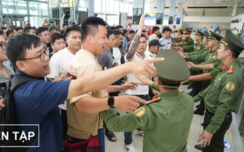 Hơn 300 người diễn tập xử lý tình huống can thiệp bất hợp pháp tại sân bay Nội Bài