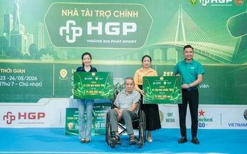 Giải Pickleball Báo chí Nghệ An trao 2 nhà tình nghĩa, 50 suất sinh kế cho hộ nghèo