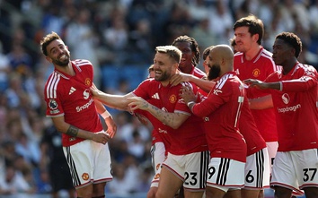 Ngoại hạng Anh: Man United thắng đậm Brighton
